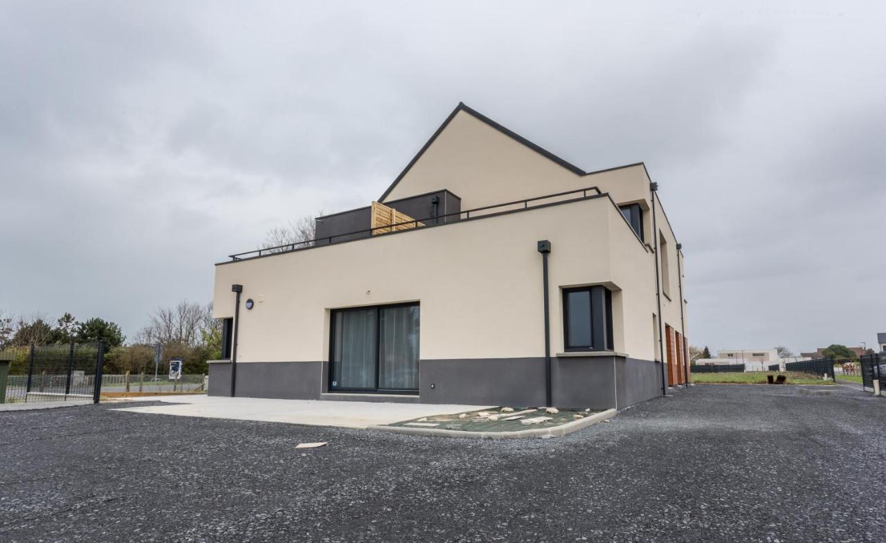 Babord, Appt Avec Terrasse Et Vue Mer Saint-Come-de-Fresne Luaran gambar